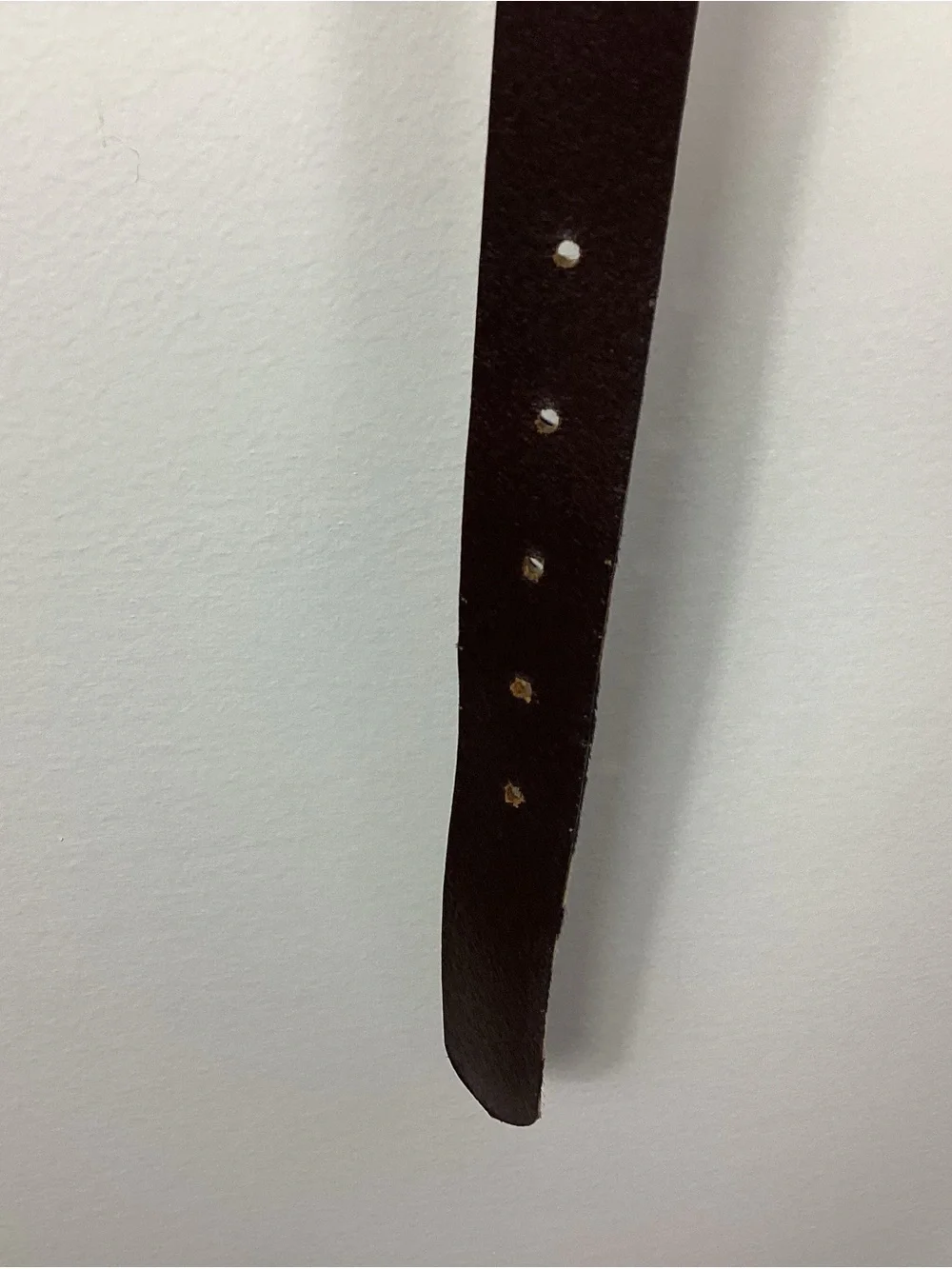 J. Crew Animal Print Calf Hair Leather Belt Size S